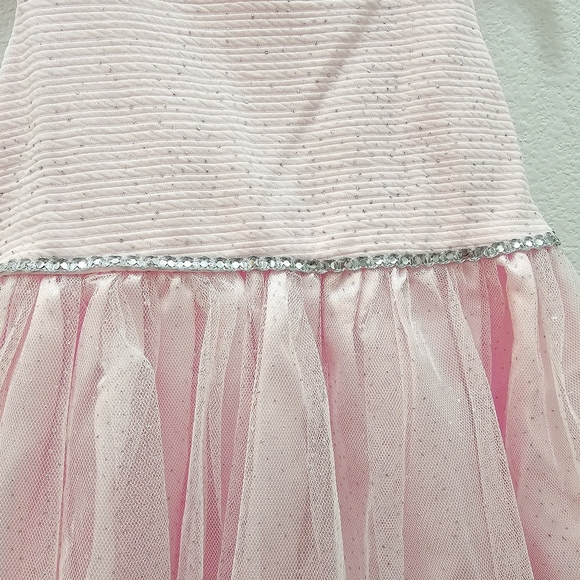 Pink Dress Withh Coat with Floral Details 18th Months. - Picture 7 of 8